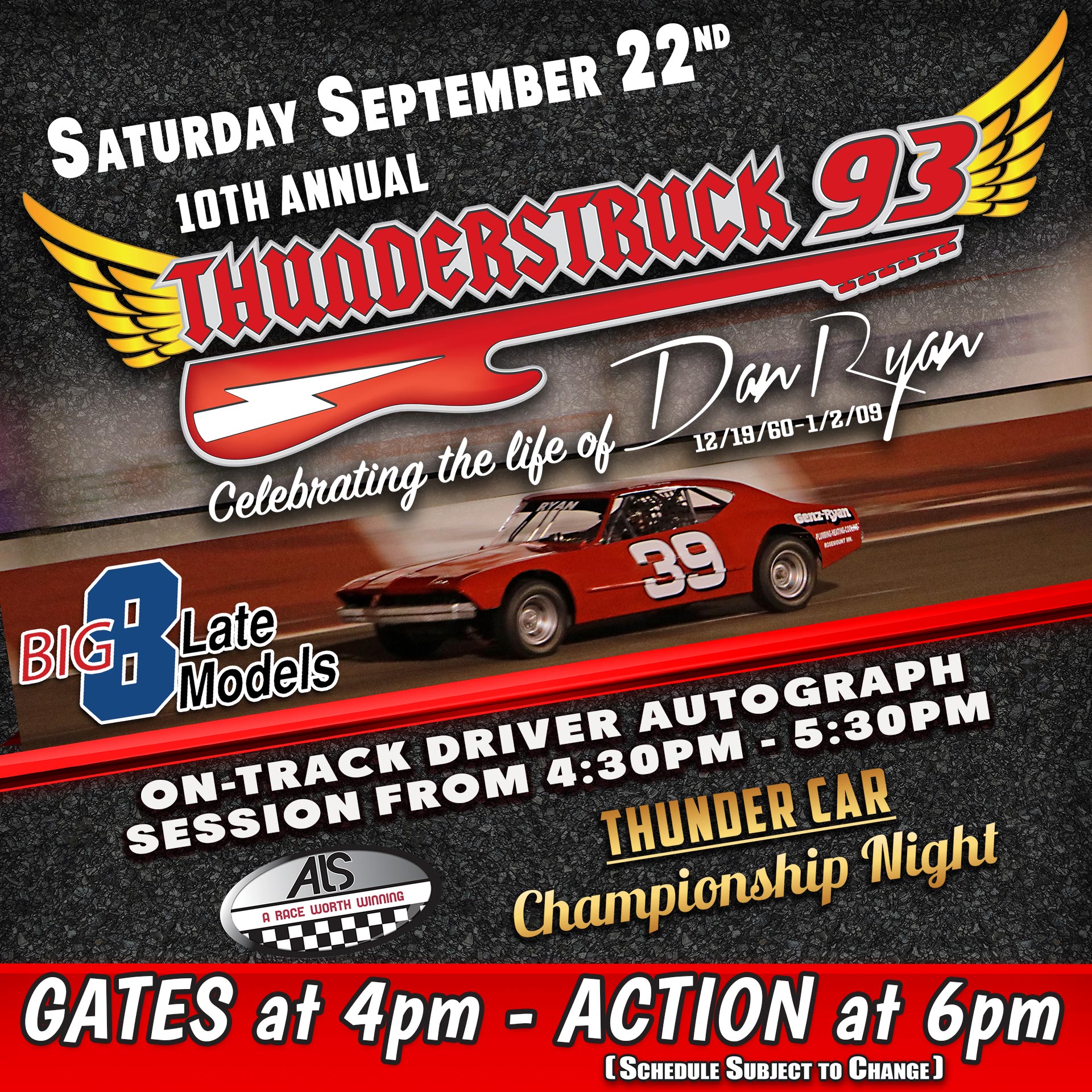 Elko Speedway Calendar Cass Maryjo